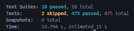 Terminal 475 Tests Passed